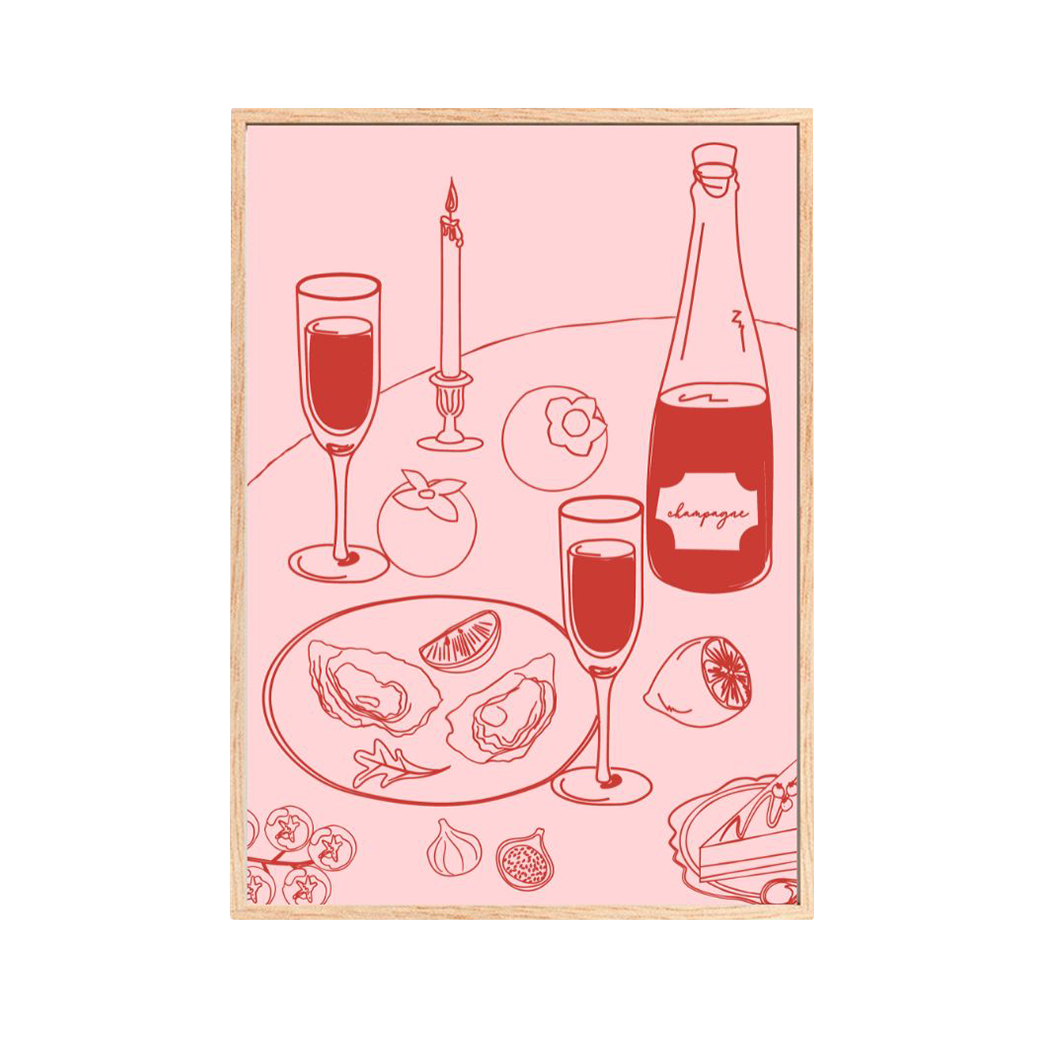 Champagne en oesters