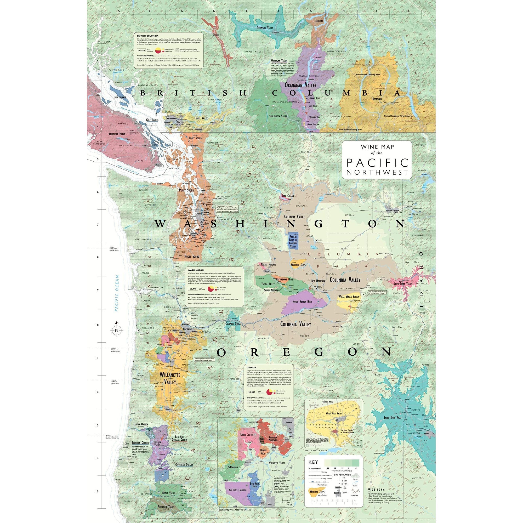 De Long Wines - bookshelf pacific