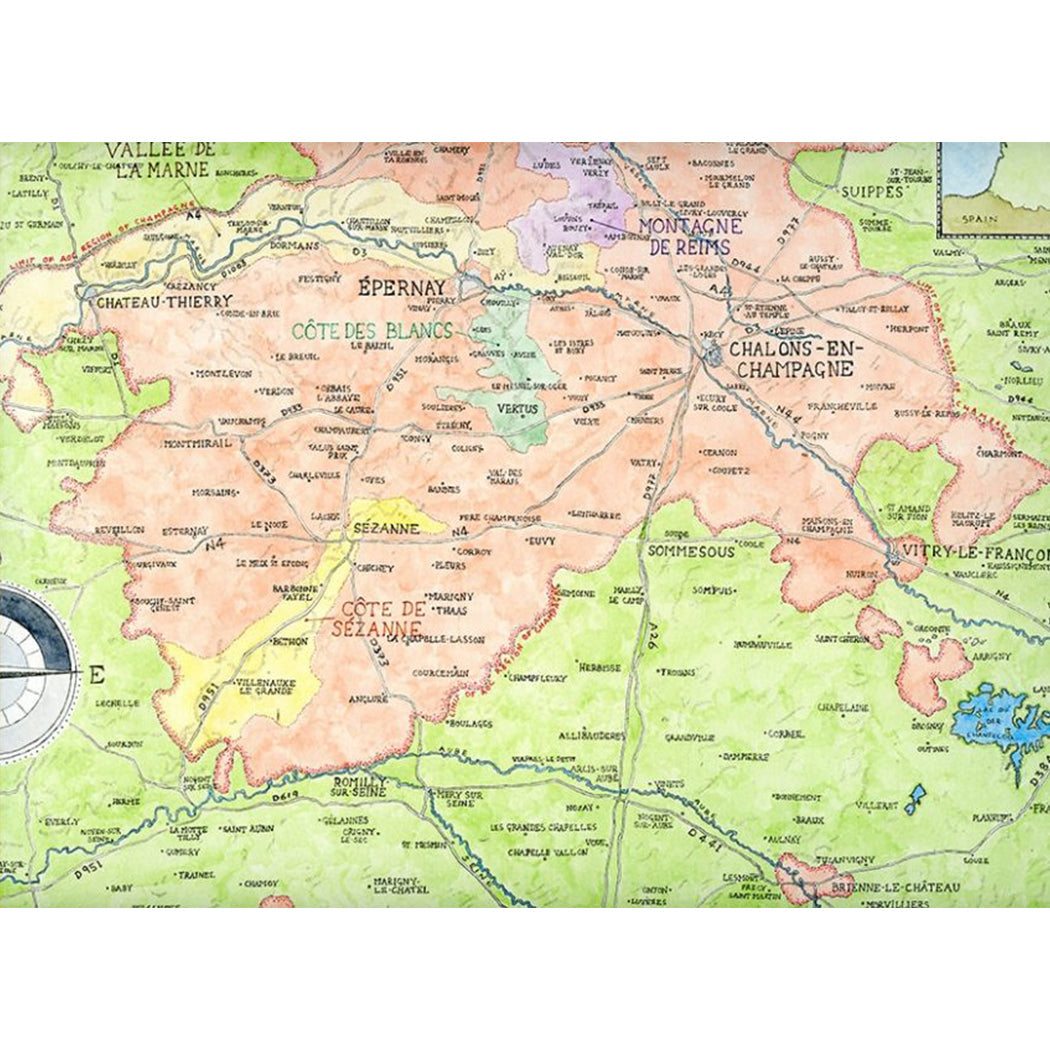 Poster - Champagne (getekend)