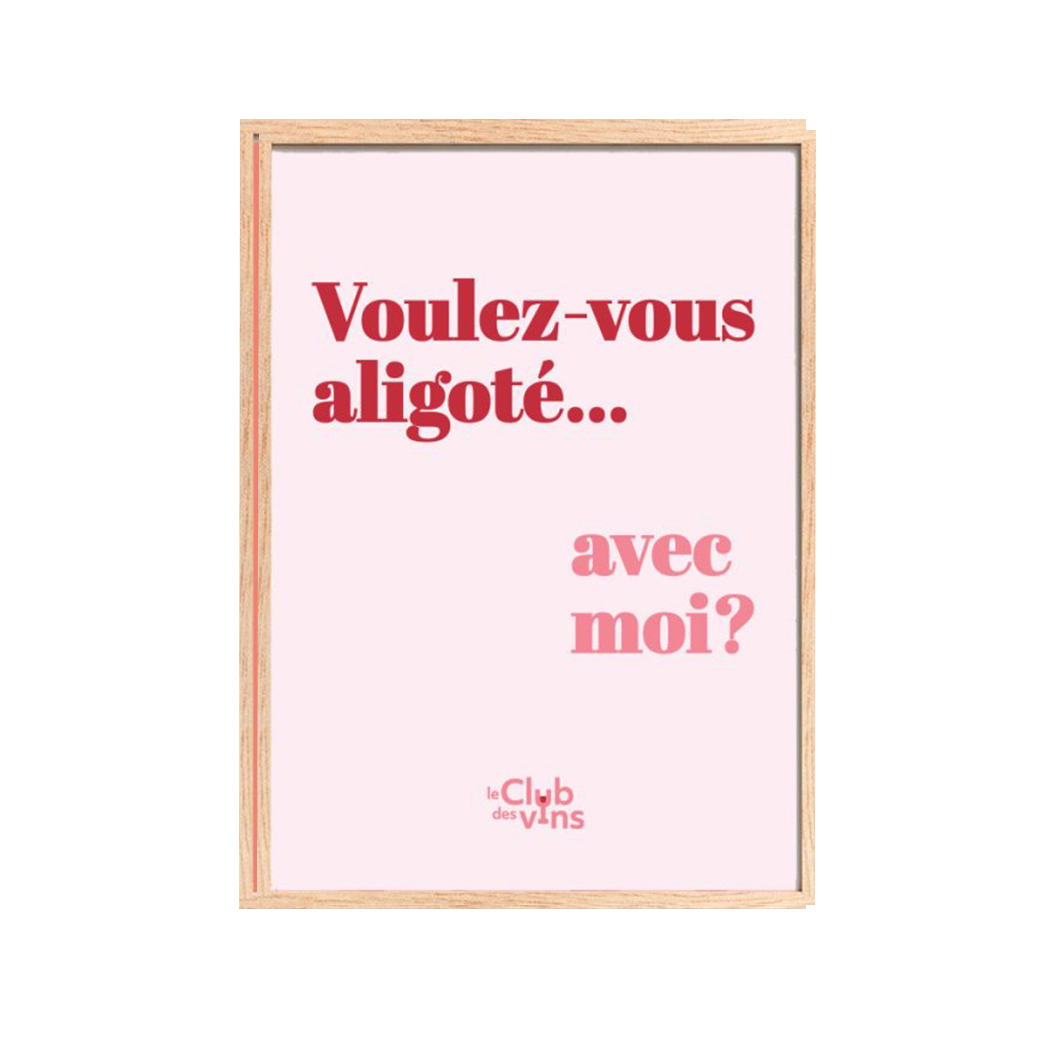 Poster A3 - Voulez vous?