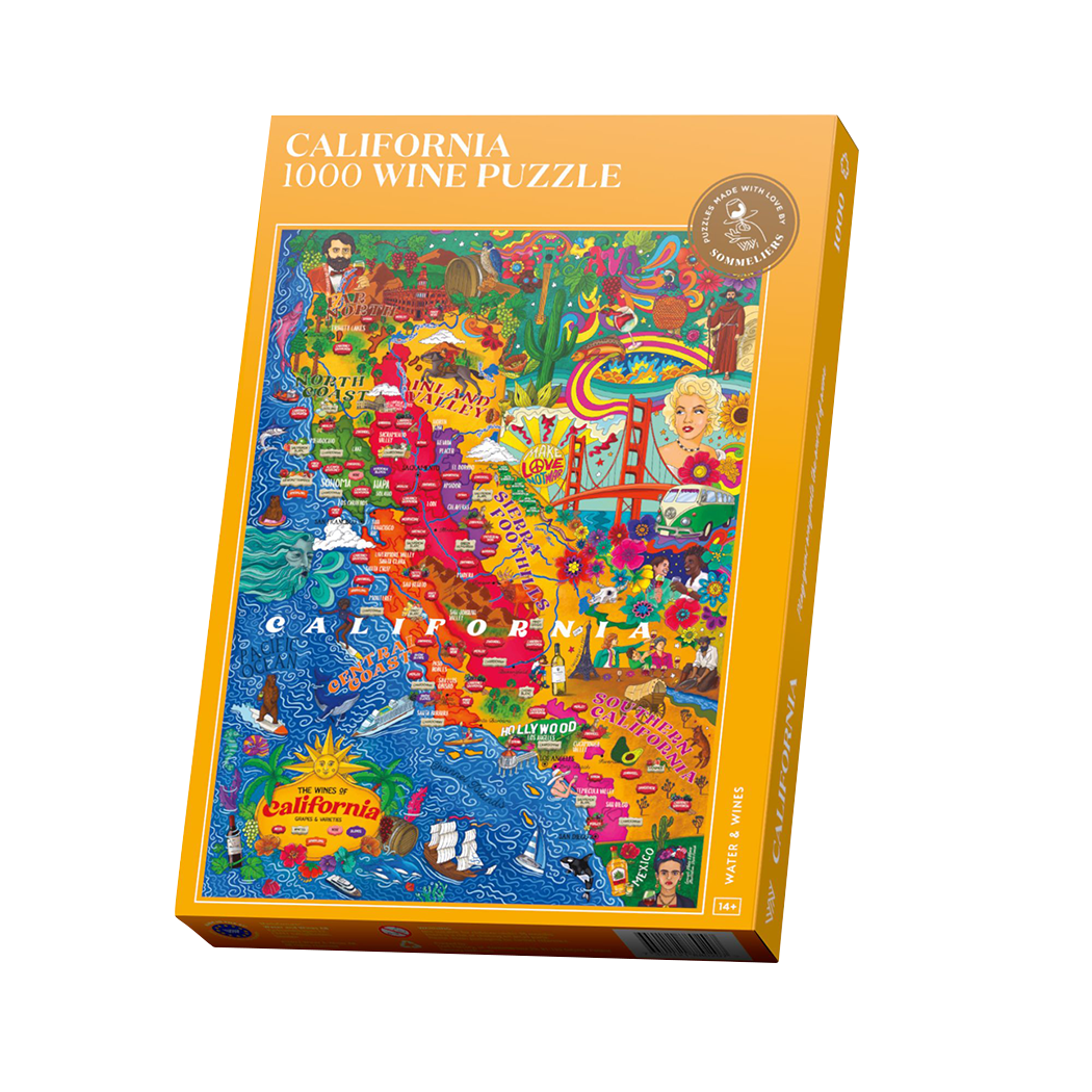 Puzzel - wijnland Californië