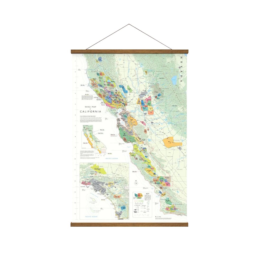Wijnkaart Californië