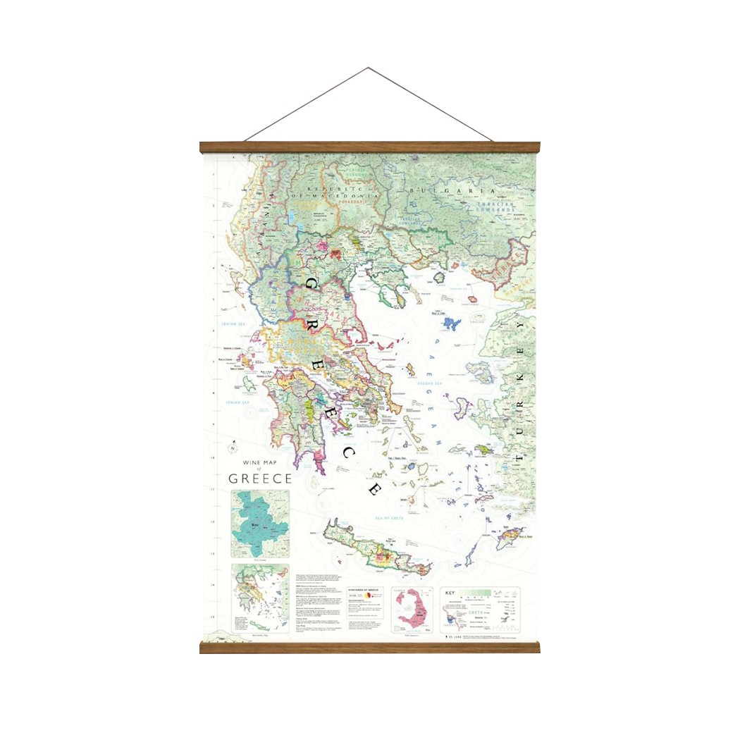 Wijnkaart Griekenland