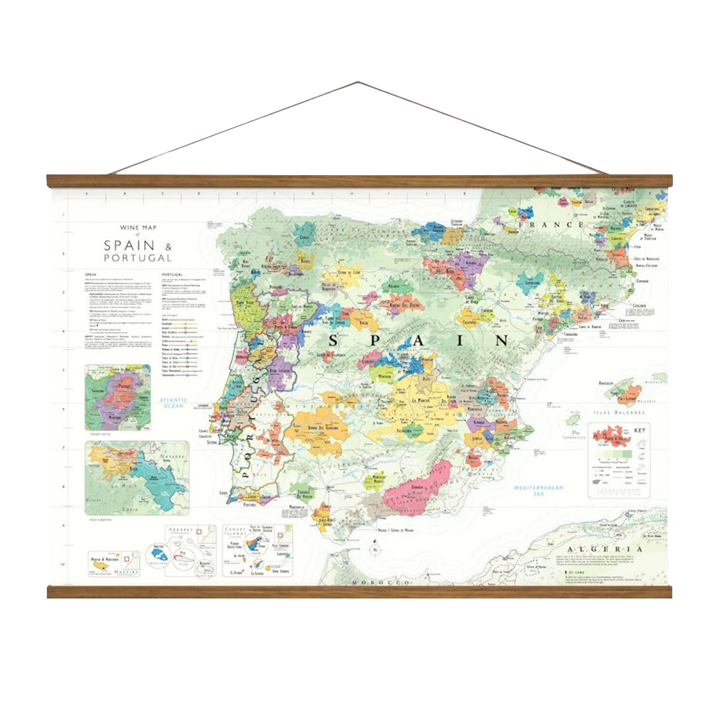Wijnkaart Spanje / Portugal
